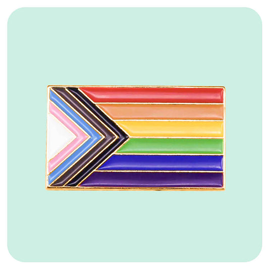 Pride Progress Enamel Pin - Fabulous Planning - PIN - 78 - PLASTIC