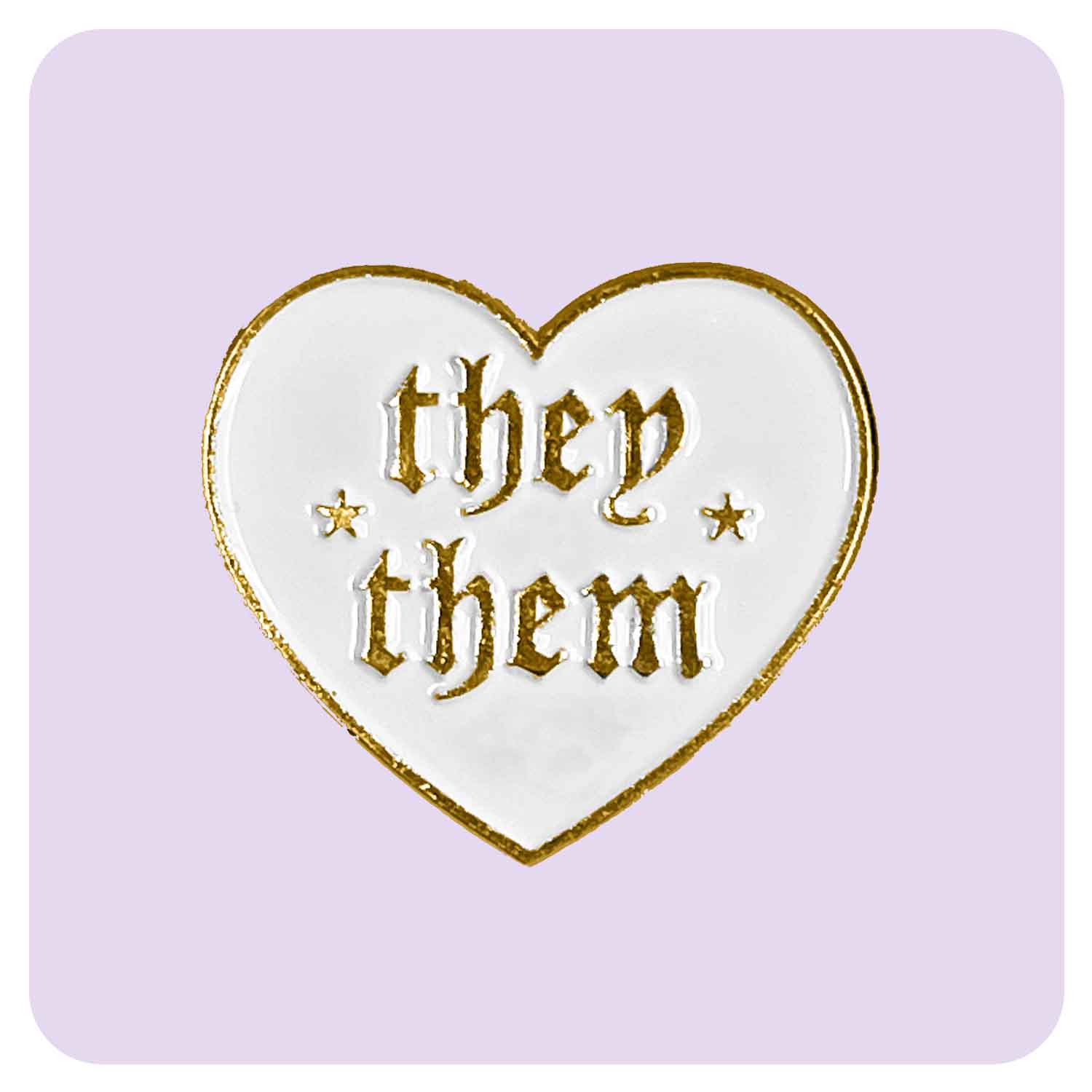 Pronoun They/Them Enamel Pin - Fabulous Planning - PIN - 95 - PLASTIC