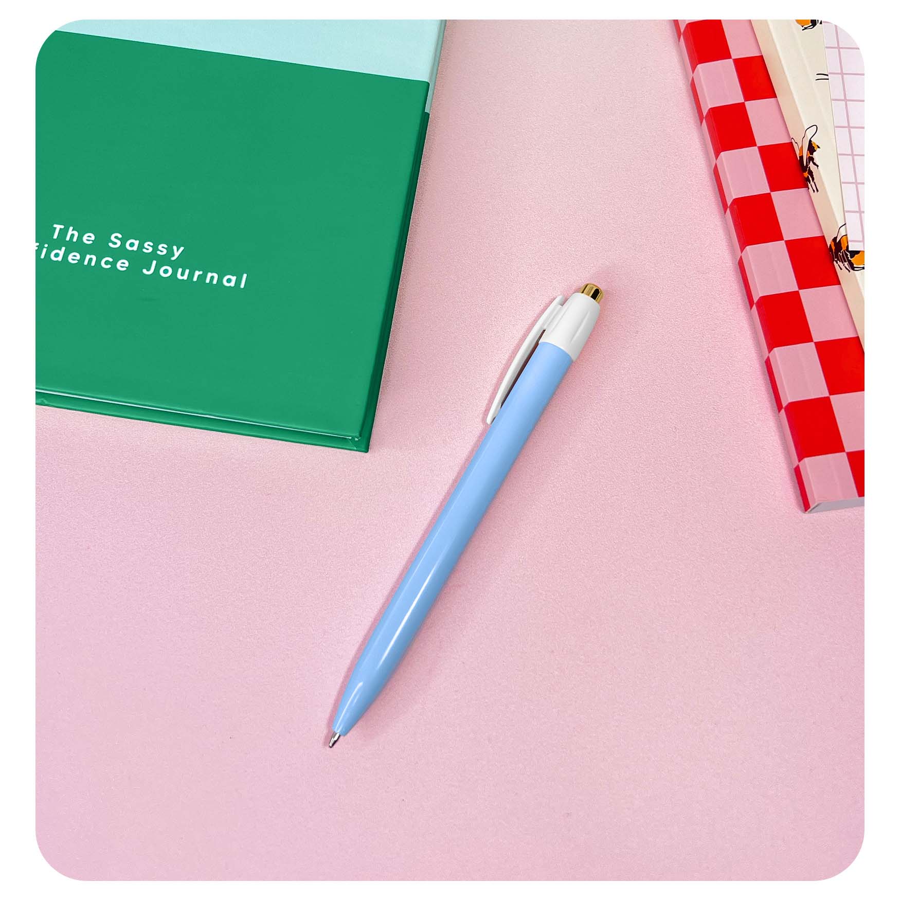 Round Blue Pastel Fab - Pen - Fabulous Planning - FPEN - ROUND - BLUE