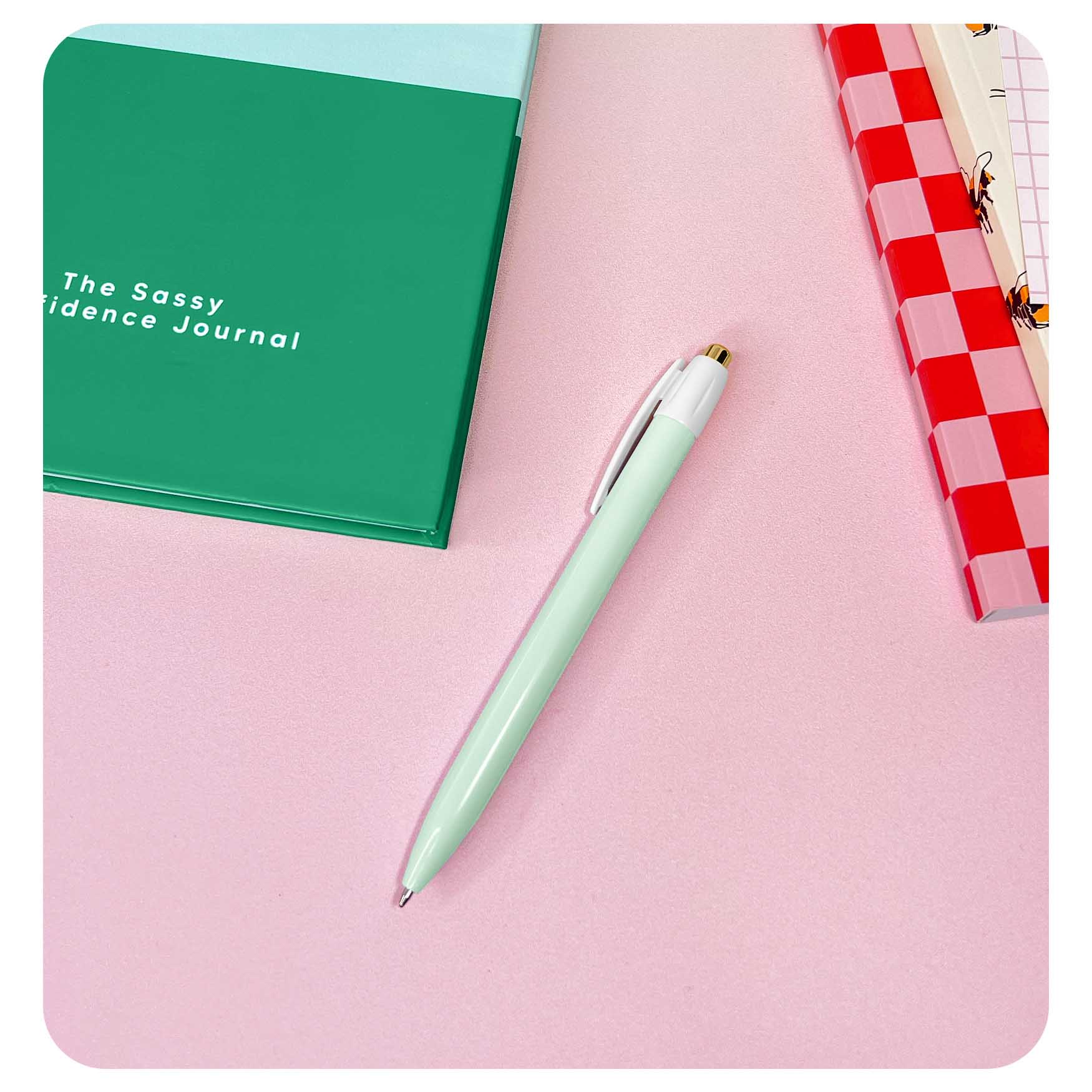 Round Green Pastel Fab - Pen - Fabulous Planning - FPEN - ROUND - GREEN