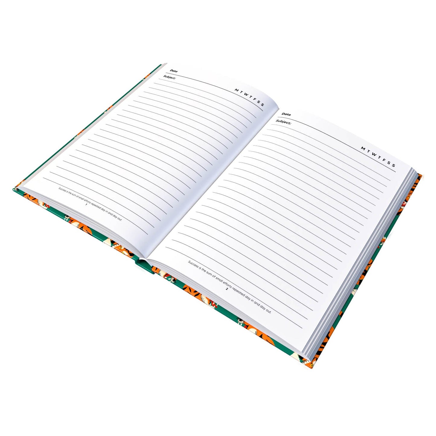 Tiger - A5 Hardback Notebook - Fabulous Planning - HARD - LINED - TIGER