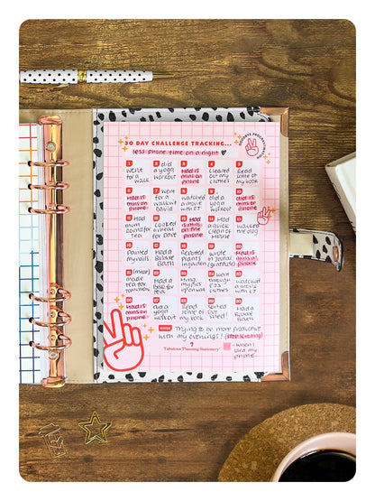 Candy Canes - Food Diary Organiser P3