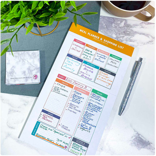 DL 2-in-1 Shopping List / Meal Planner