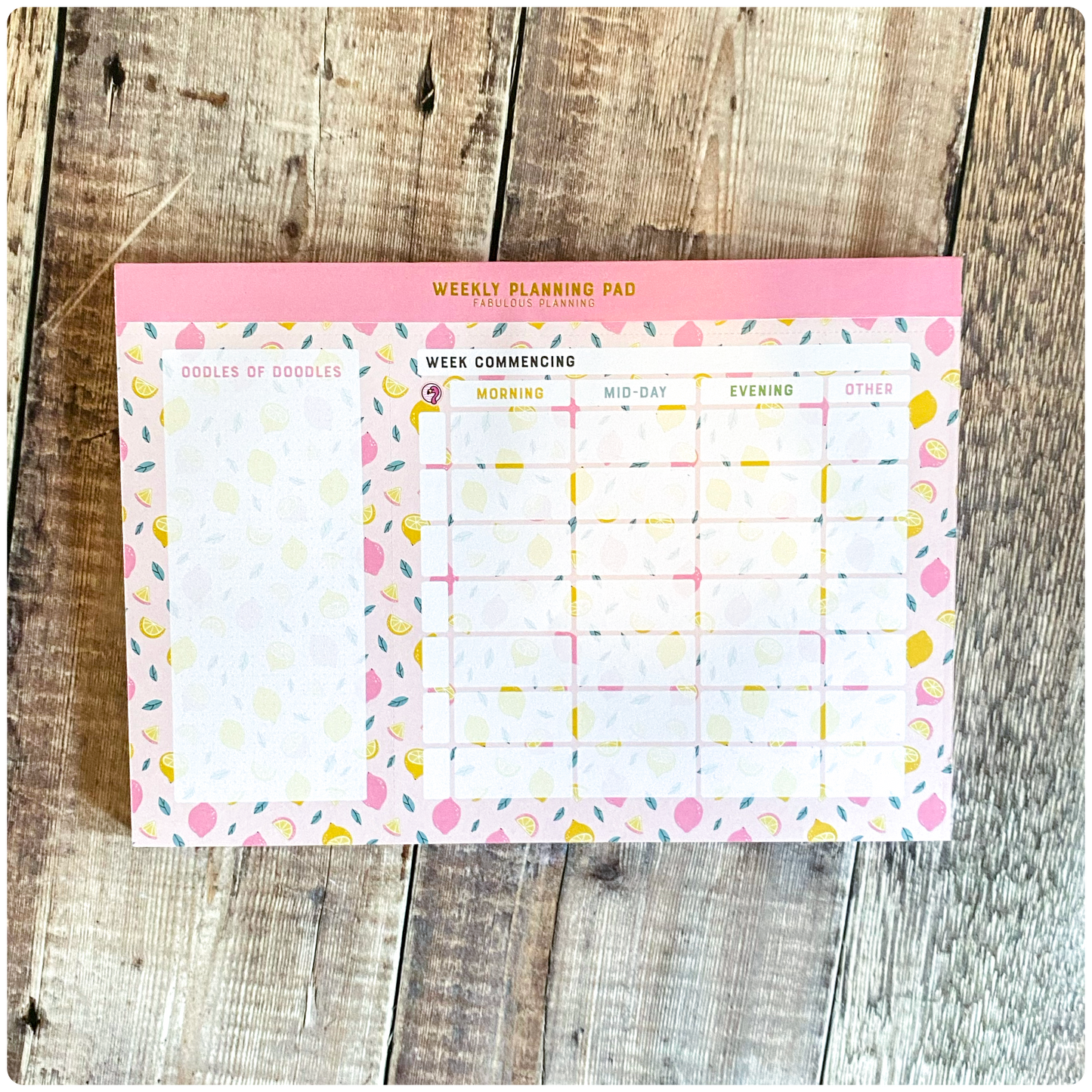 A4 - Yearly Planning Pad - Pink Lemonade