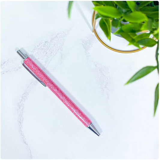 Pink Glitter Fab-Pen