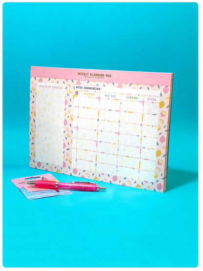 A4 - Yearly Planning Pad - Pink Lemonade