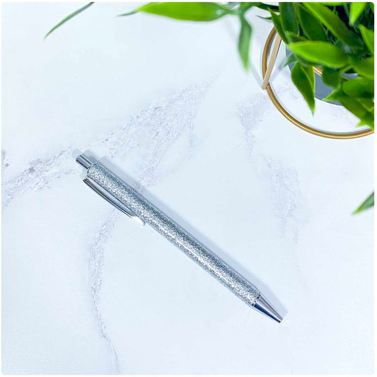 Silver Glitter Fab-Pen